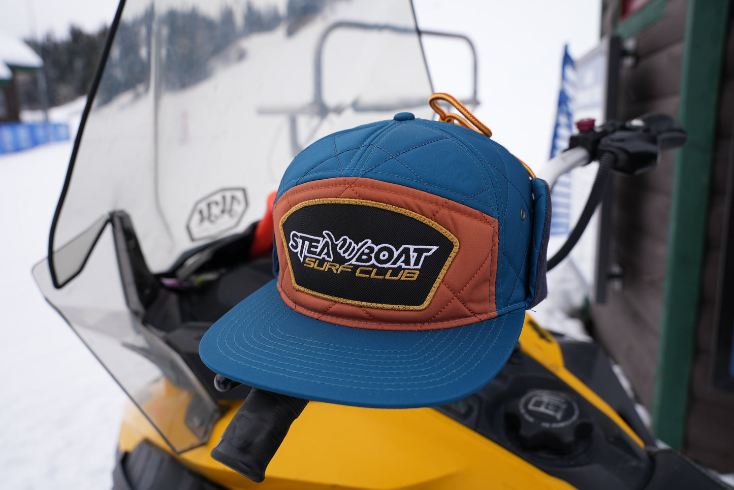Blue/Rust Flappy Flat Bill