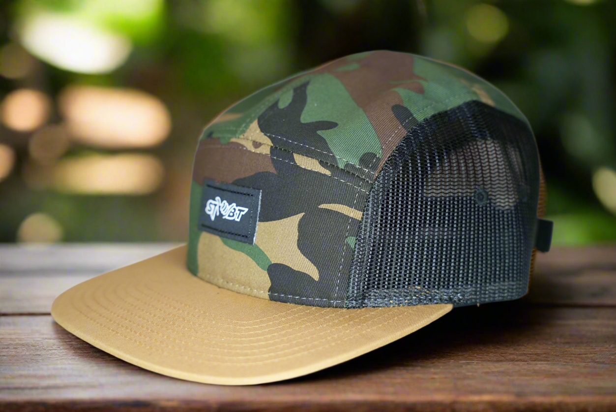 STMBT Camo 5 Panel Trucker