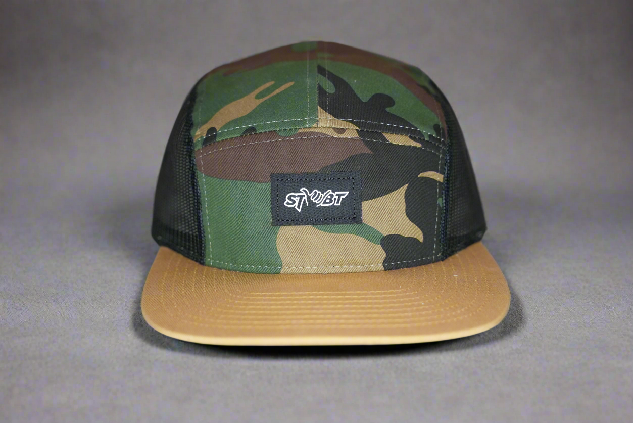 STMBT Camo 5 Panel Trucker